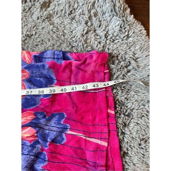 Vintage‎ womens pink floral button up midi dress - Picture 8 of 8